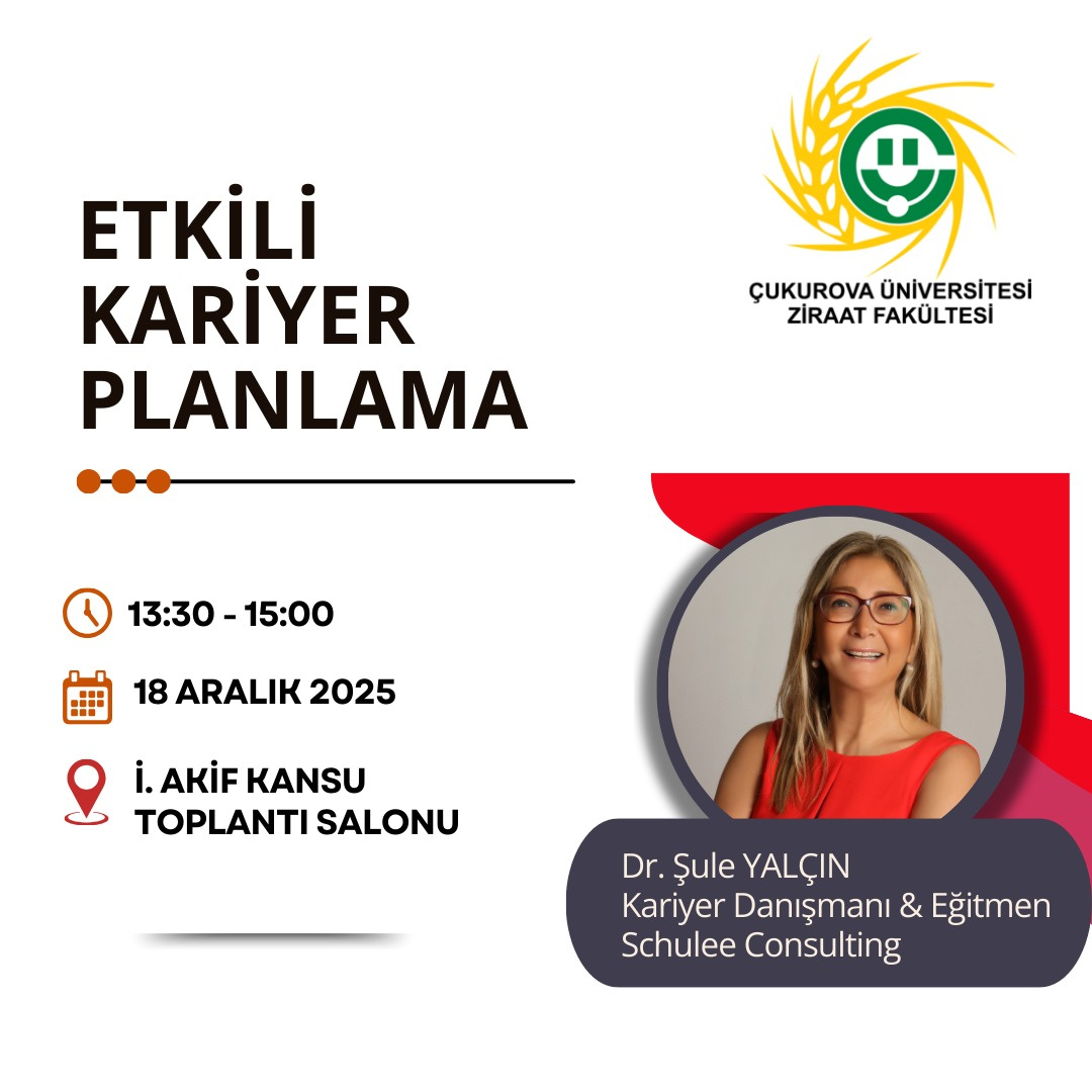Etkili Kariyer Planlama Dr. Şule Yalçın