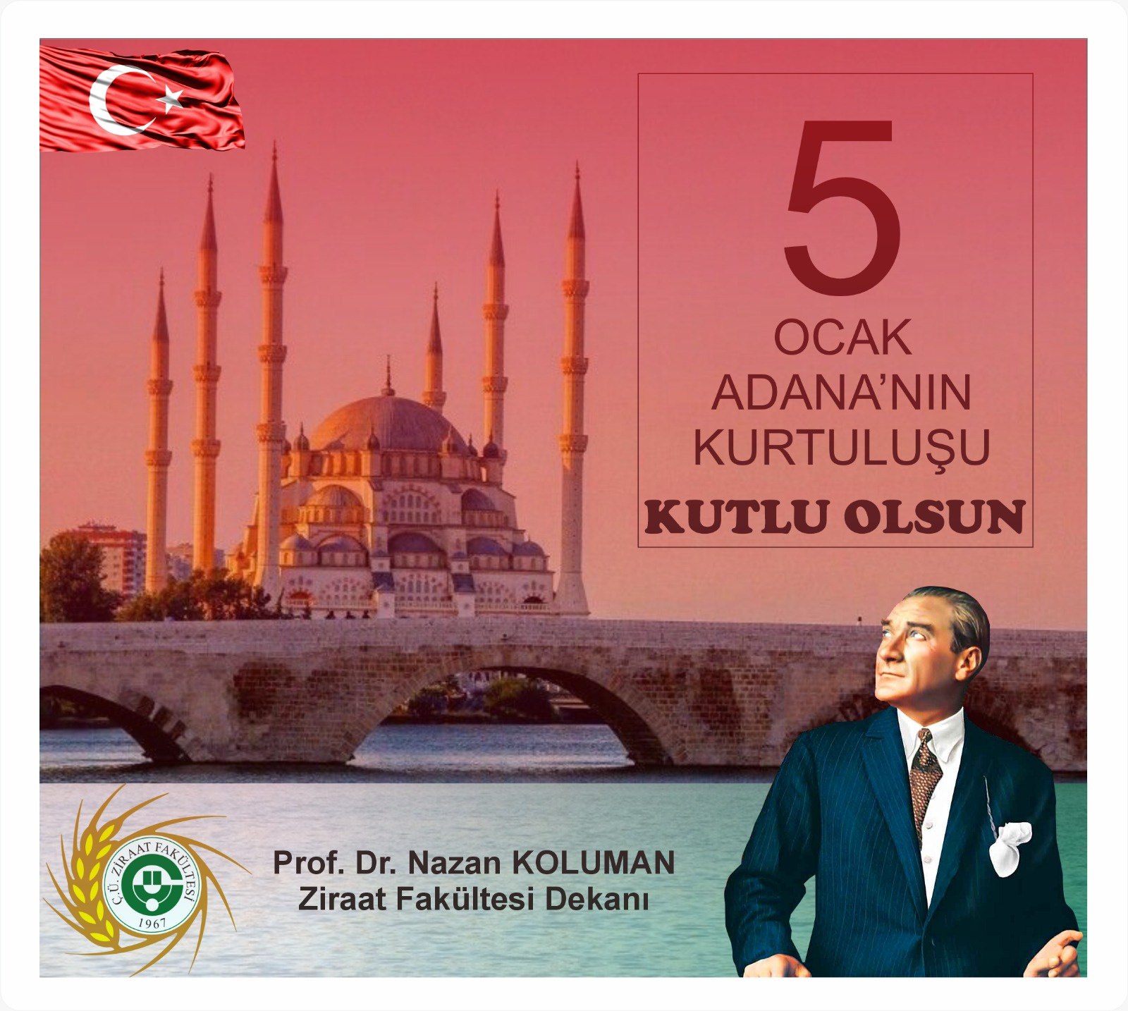 5 Ocak Adana’nın Kurtuluşu Kutlu Olsun